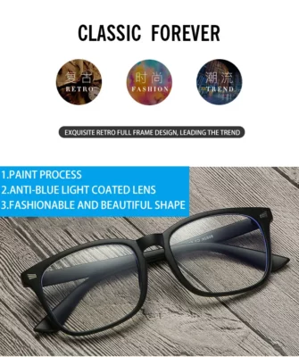 Classic Anti blue light Computer Eyewear Glasses