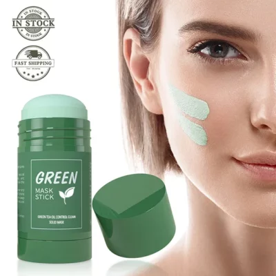 Green mask stick Deep Cleansing Oil Control Blackhead Remover Green Tea face Stick in Bangladesh 