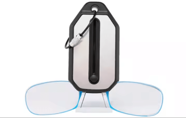 Portable Smart Reading Glasses Keyring Folding Legless Nose Clip Magnifier Glasses for Men Women - Image 4